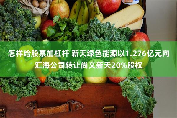 怎样给股票加杠杆 新天绿色能源以1.276亿元向汇海公司转让尚义新天20%股权