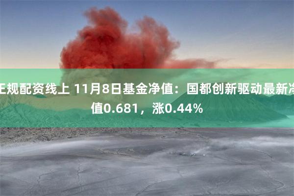 正规配资线上 11月8日基金净值：国都创新驱动最新净值0.681，涨0.44%