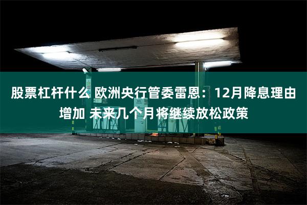 股票杠杆什么 欧洲央行管委雷恩：12月降息理由增加 未来几个月将继续放松政策